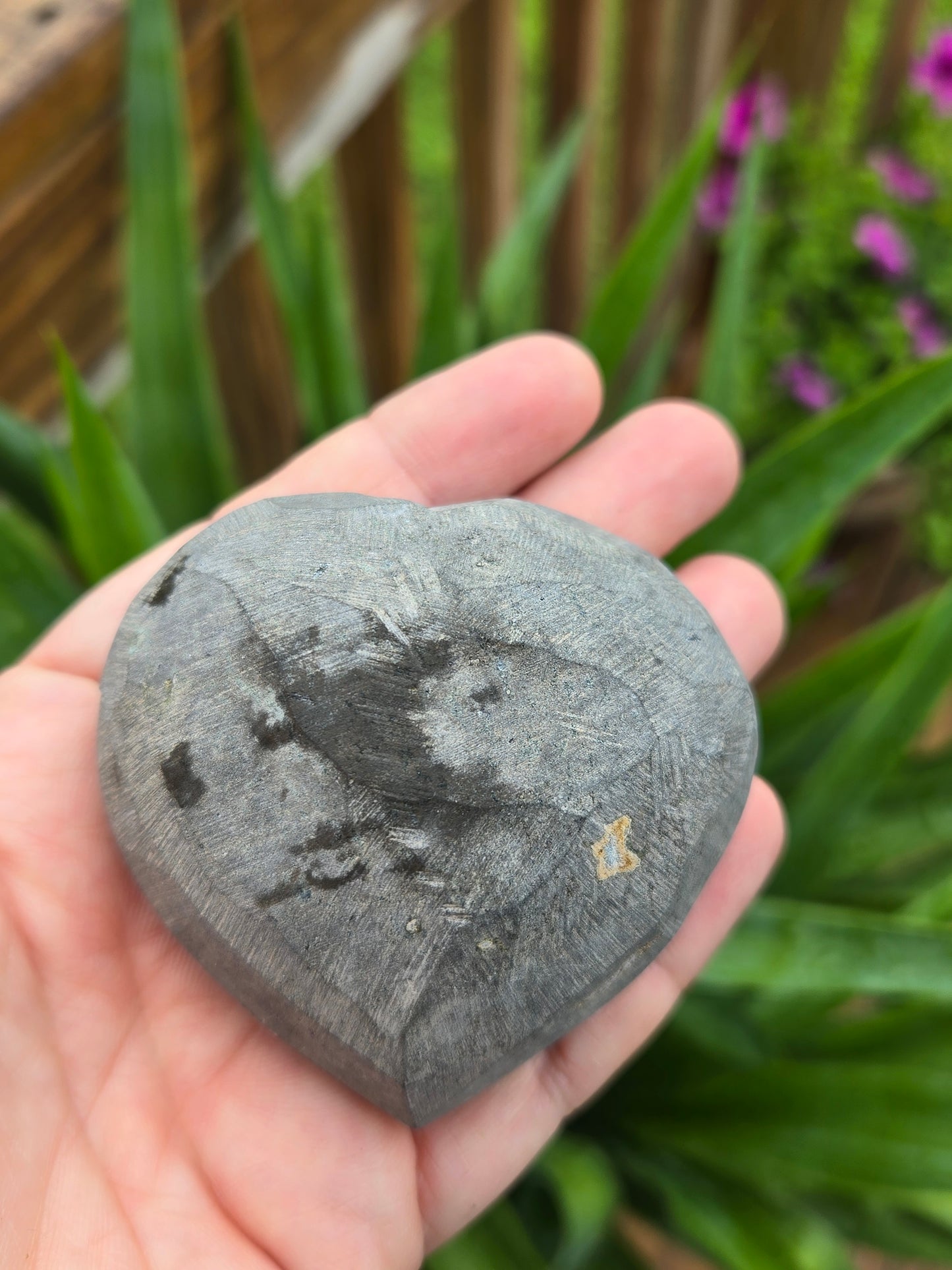 Black Amethyst Heart A