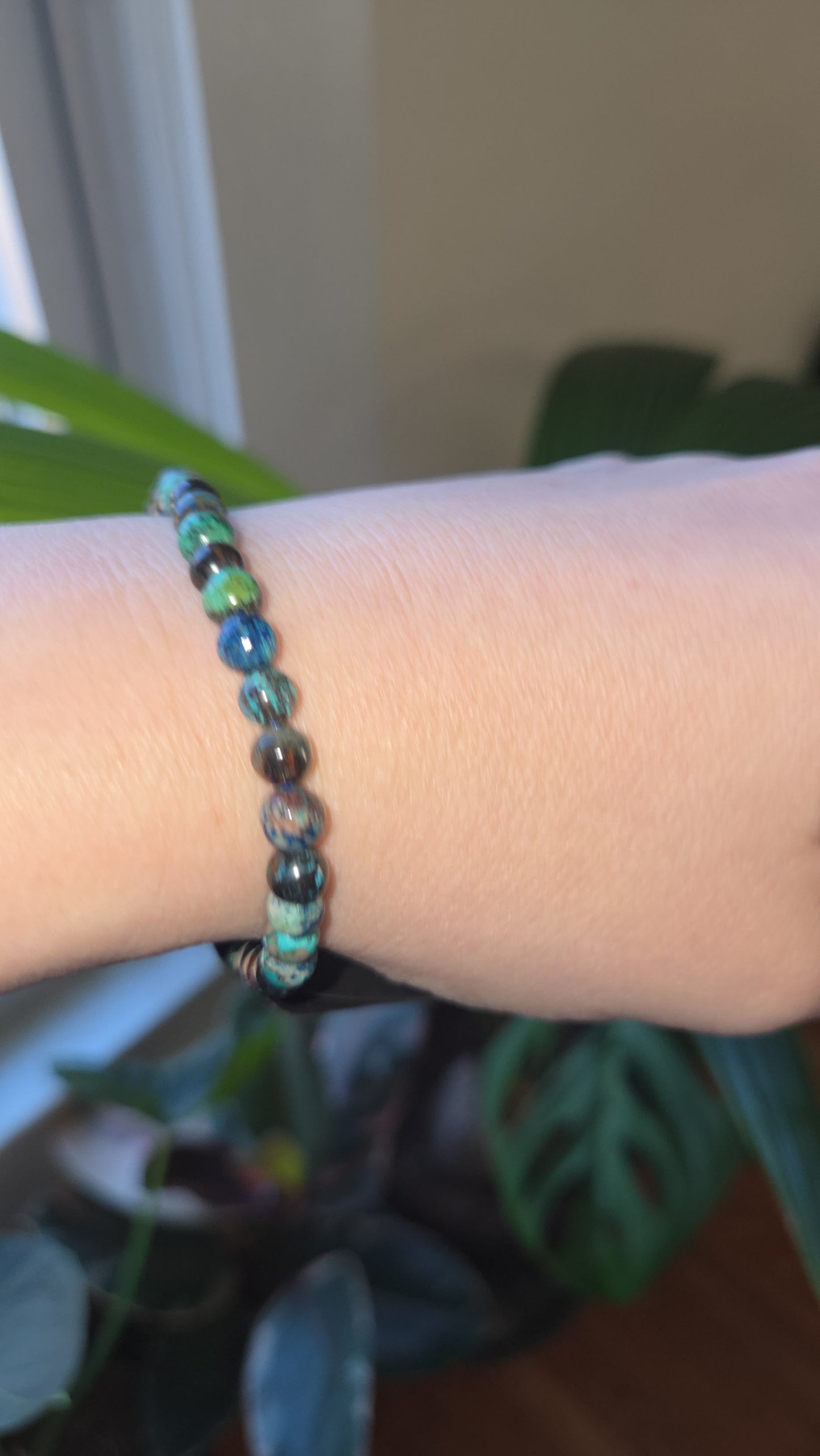 Chrysocolla Bracelet 6mm