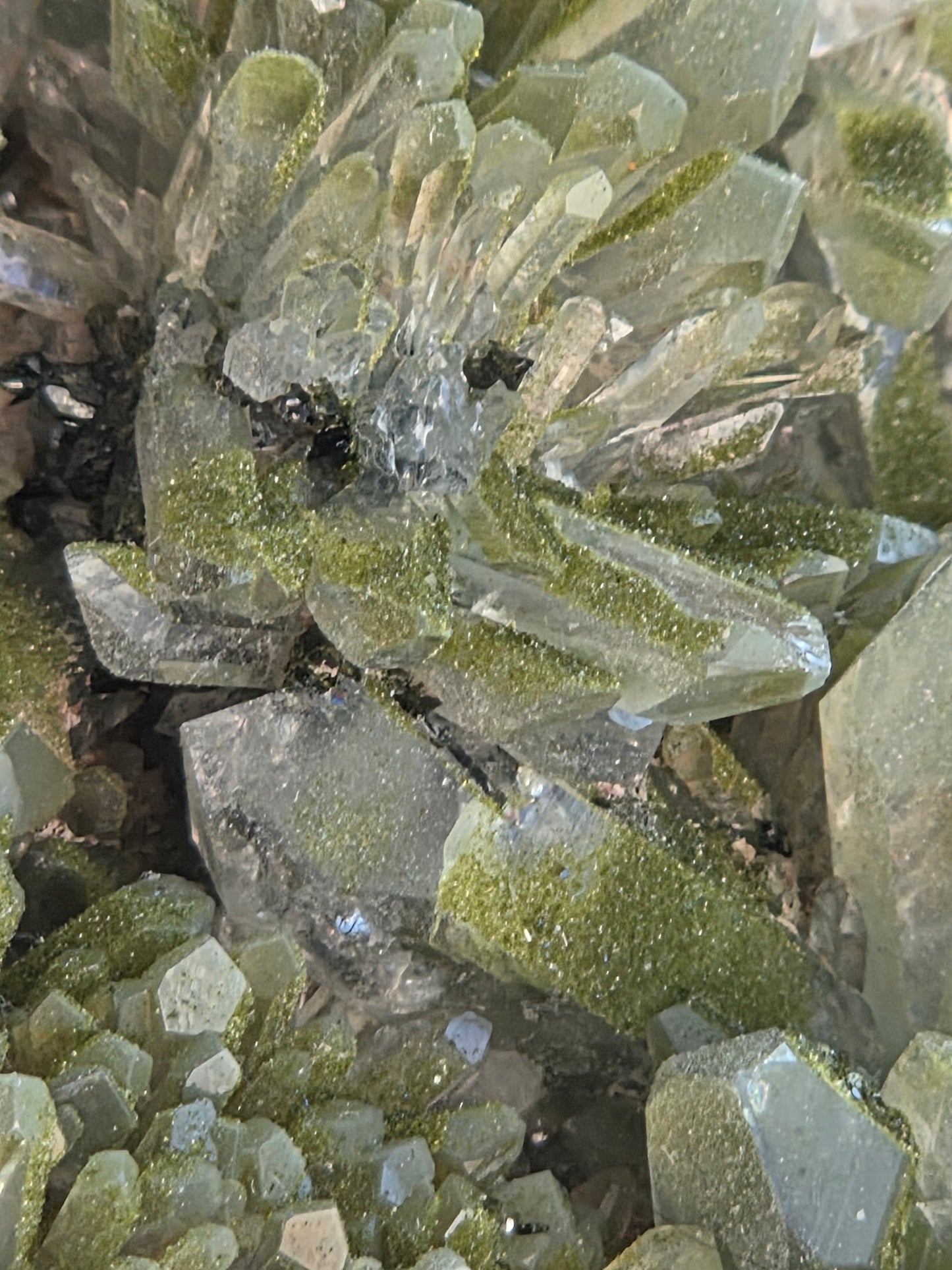 Chlorite Quartz and Epidote Dragon Head