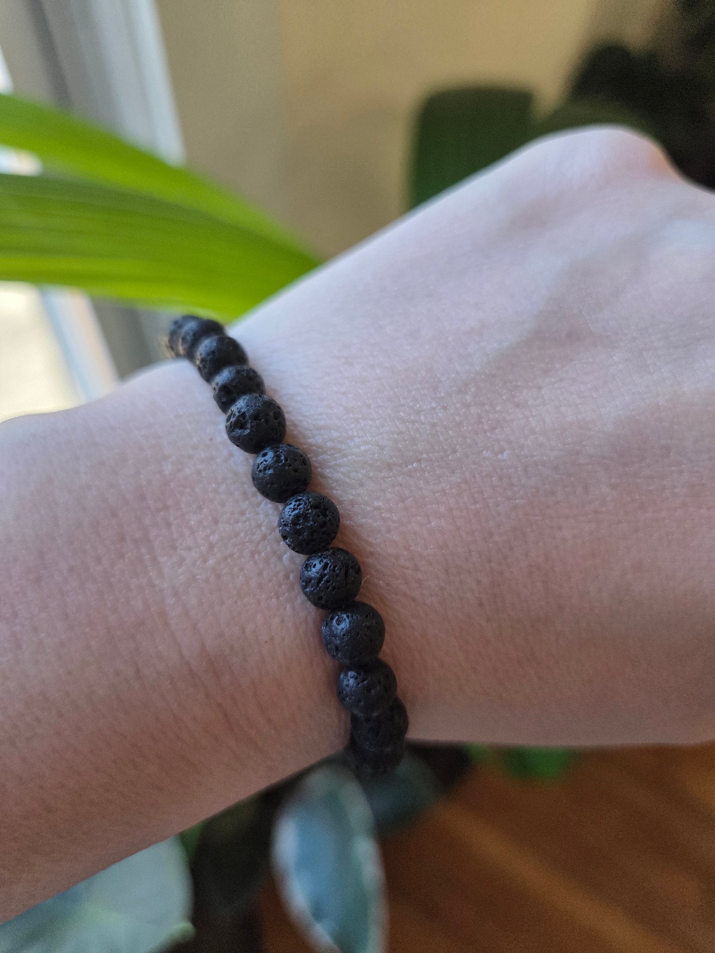 Lava Stone Bracelet 6mm
