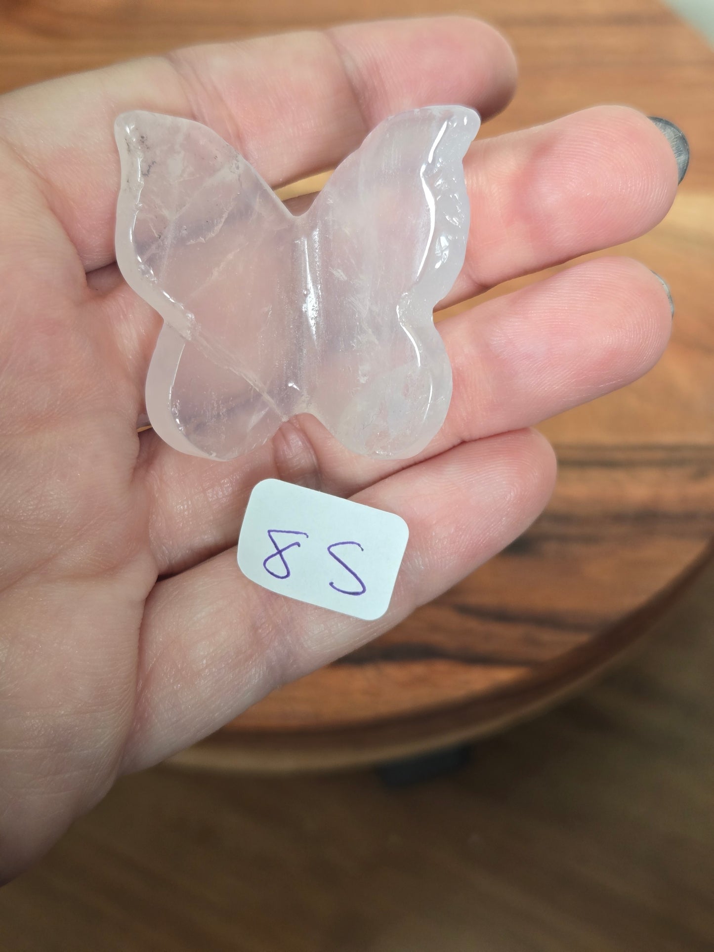 Rose Quartz Mini Butterflies