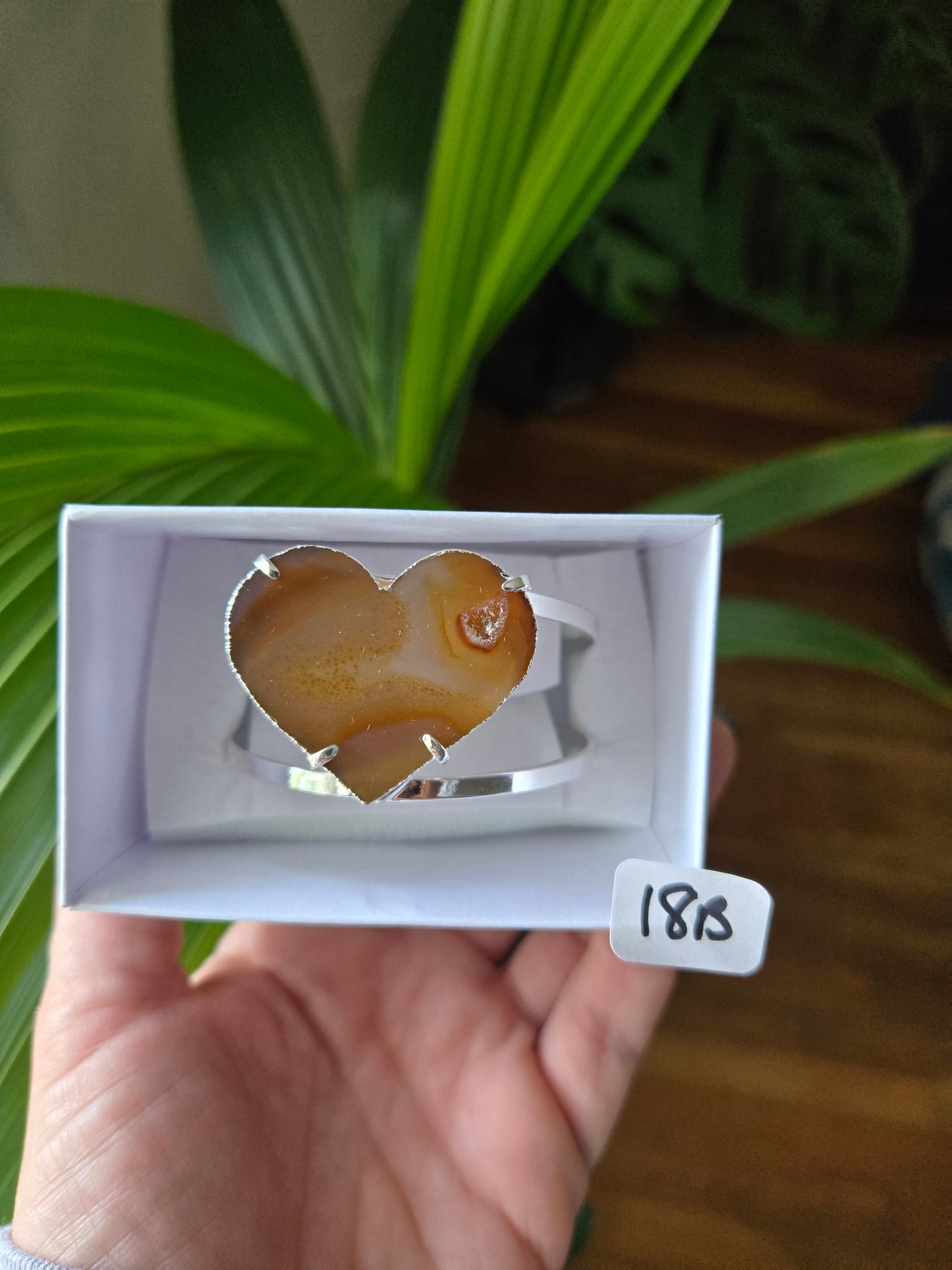 Agate Bangle Bracelet