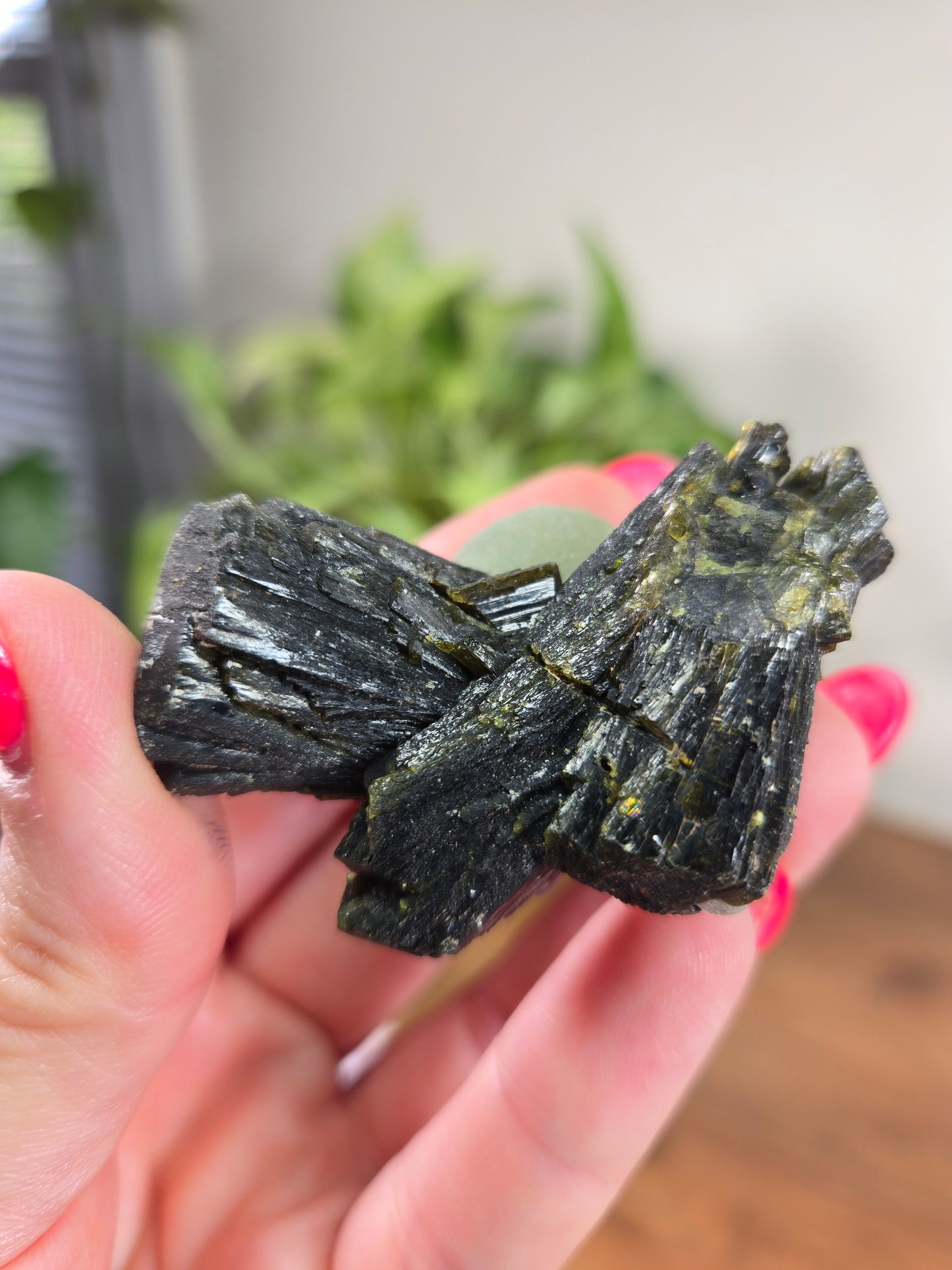 Epidote and Prehnite Ball Specimen