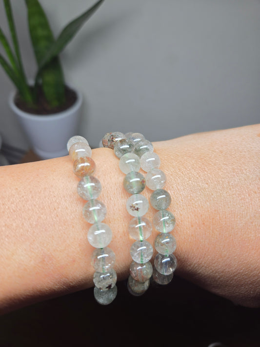 Green Phantom Quartz Braclet 8mm