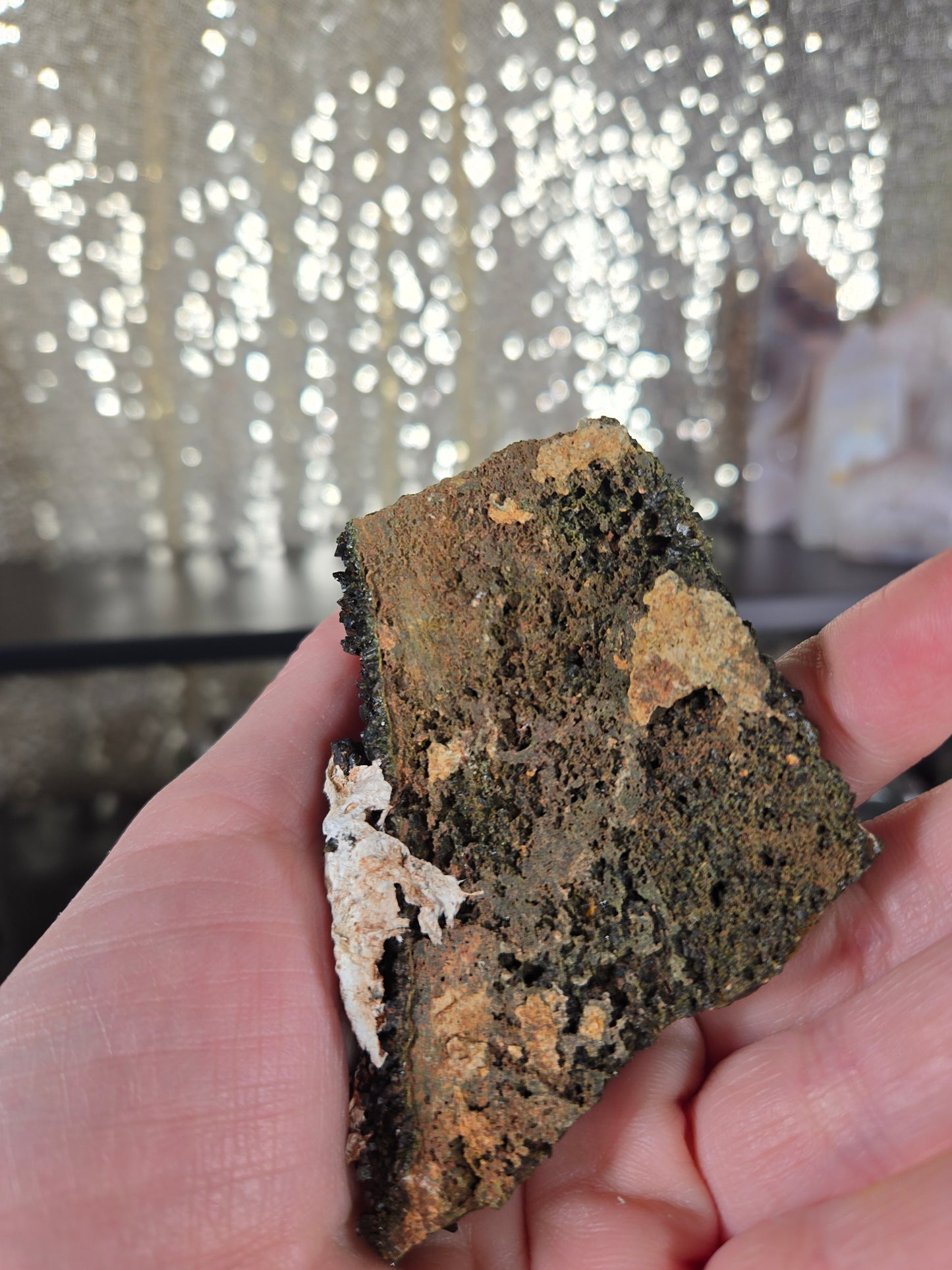 Black and Green Epidote