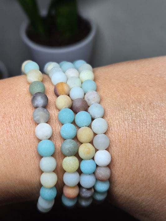 Matte Amazonite Braclet