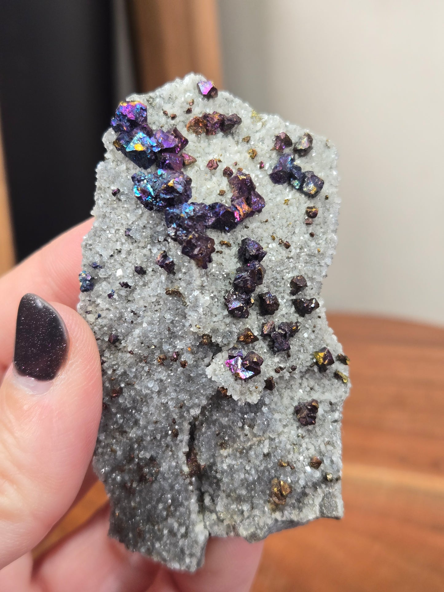 Chalcopyrite with Quartz and Dolomite