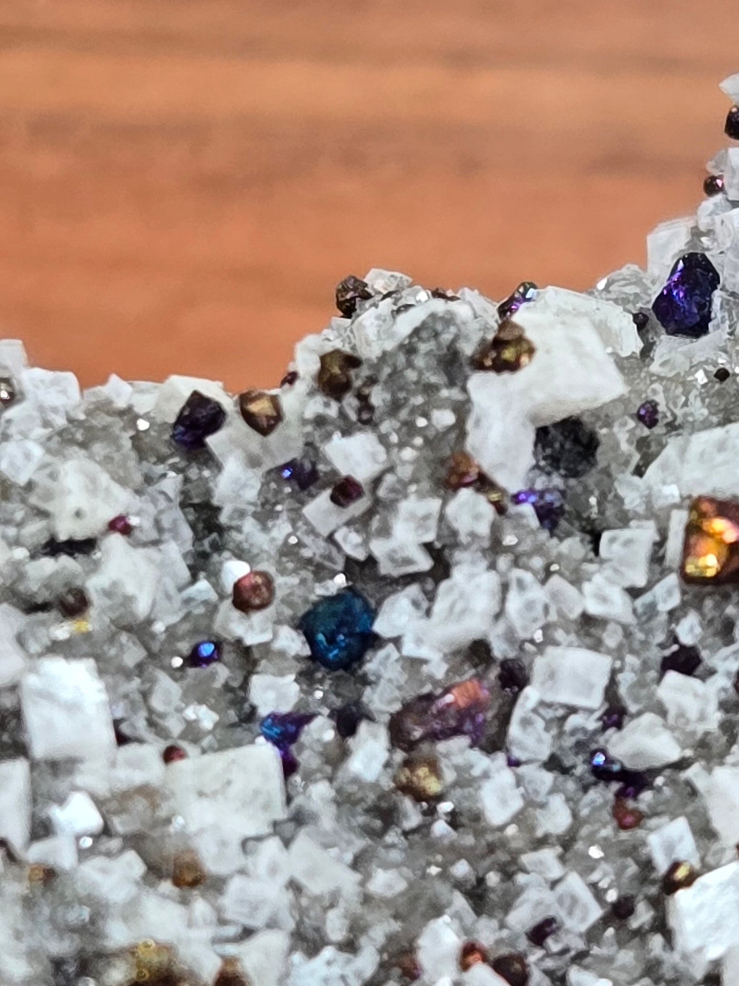 Chalcopyrite on Dolomite from Brushy Creek Mine