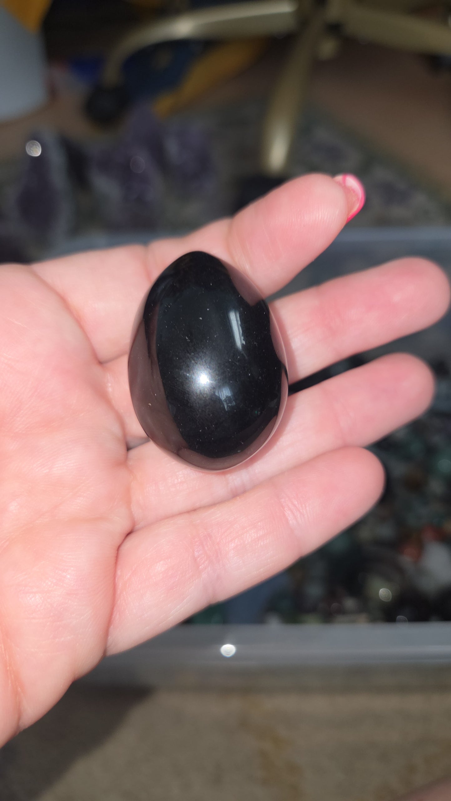 Black Obsidian Egg