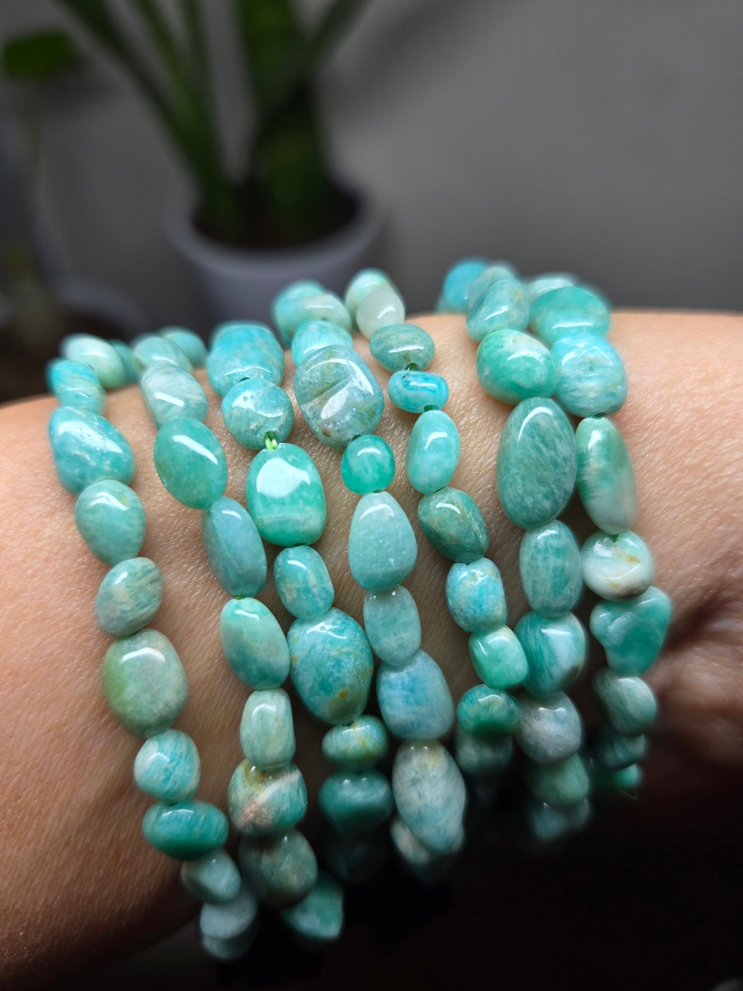 Amazonite Tumble Bracelet