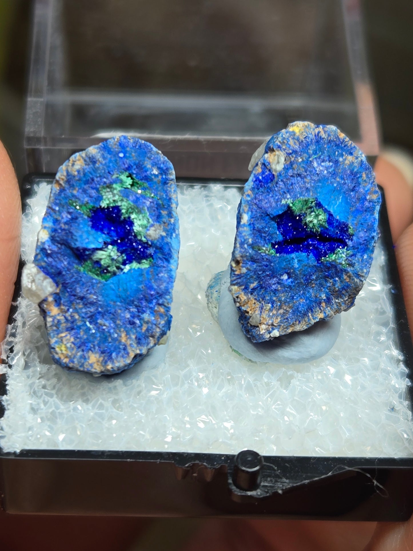 AZURITE GEODES