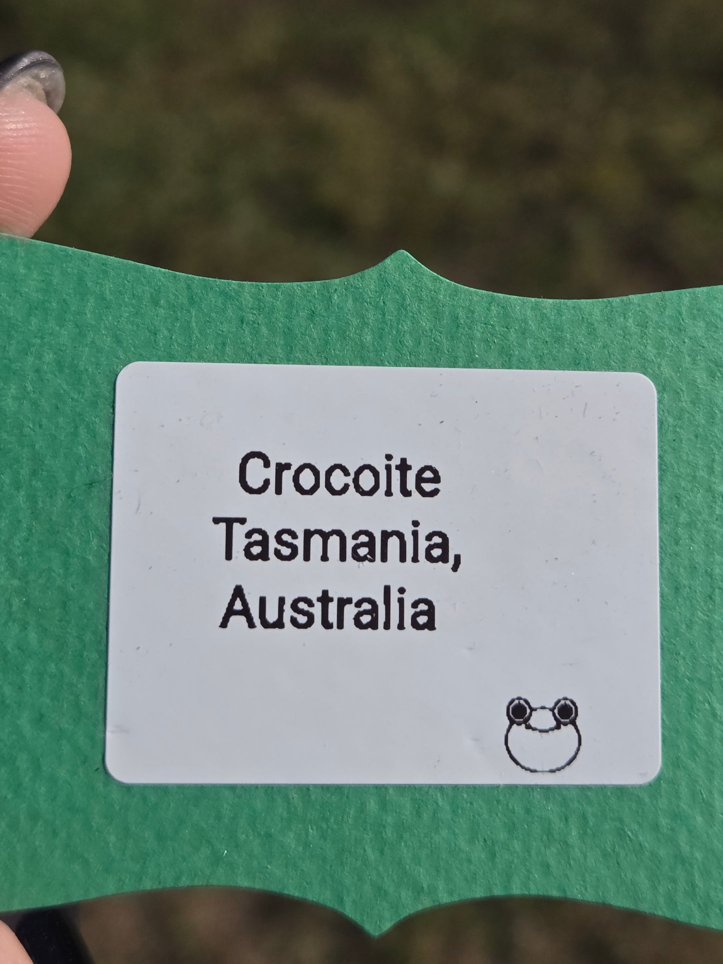 Crocoite (Tasmania, Australia)