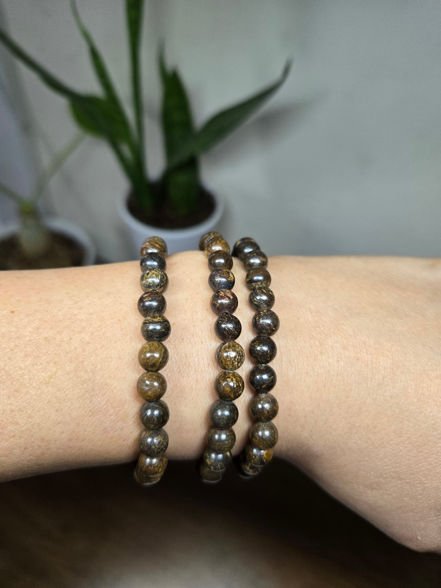 Bronzite Bracelet 6mm