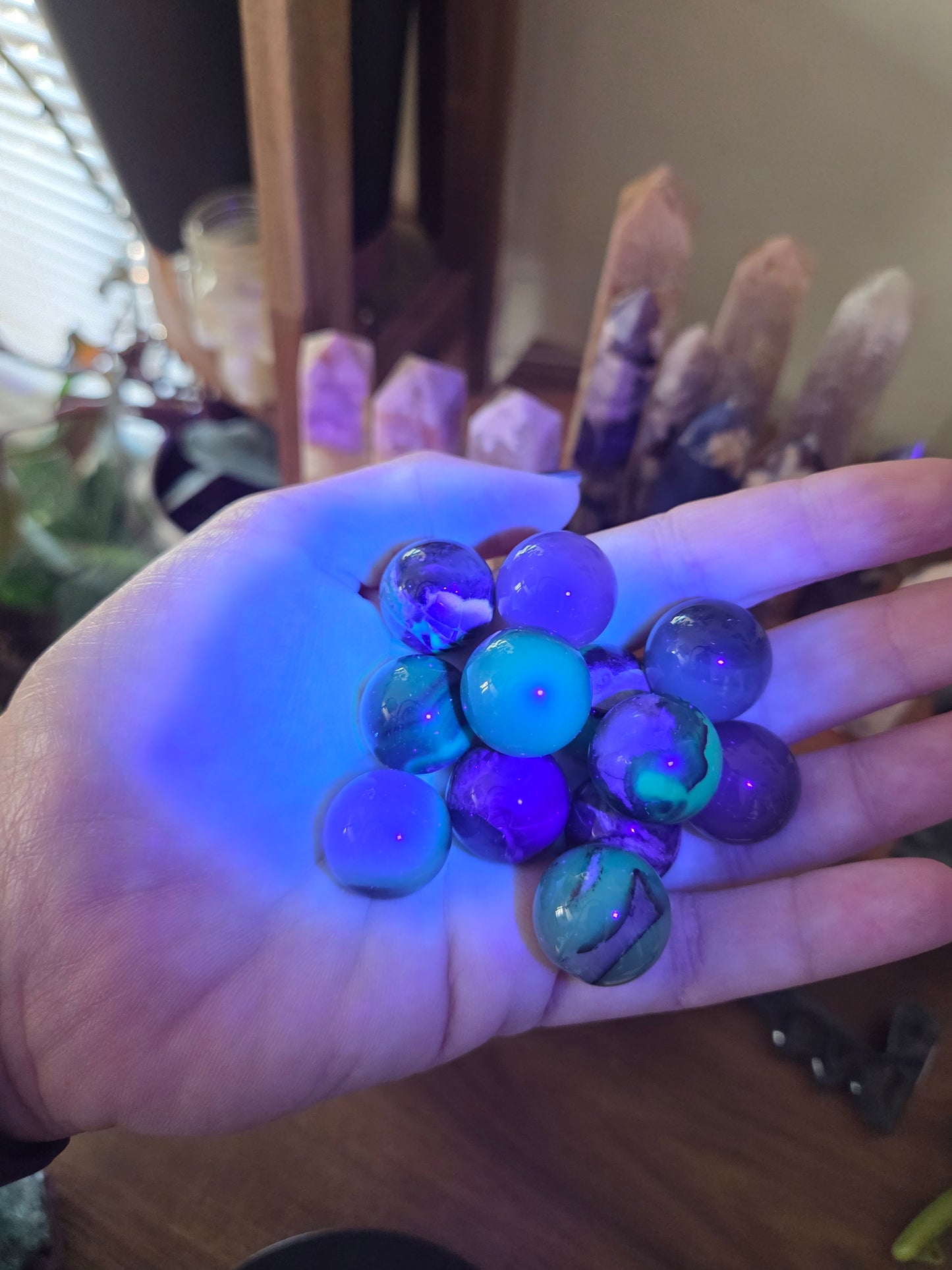 Mini Volcano Agate Sphere