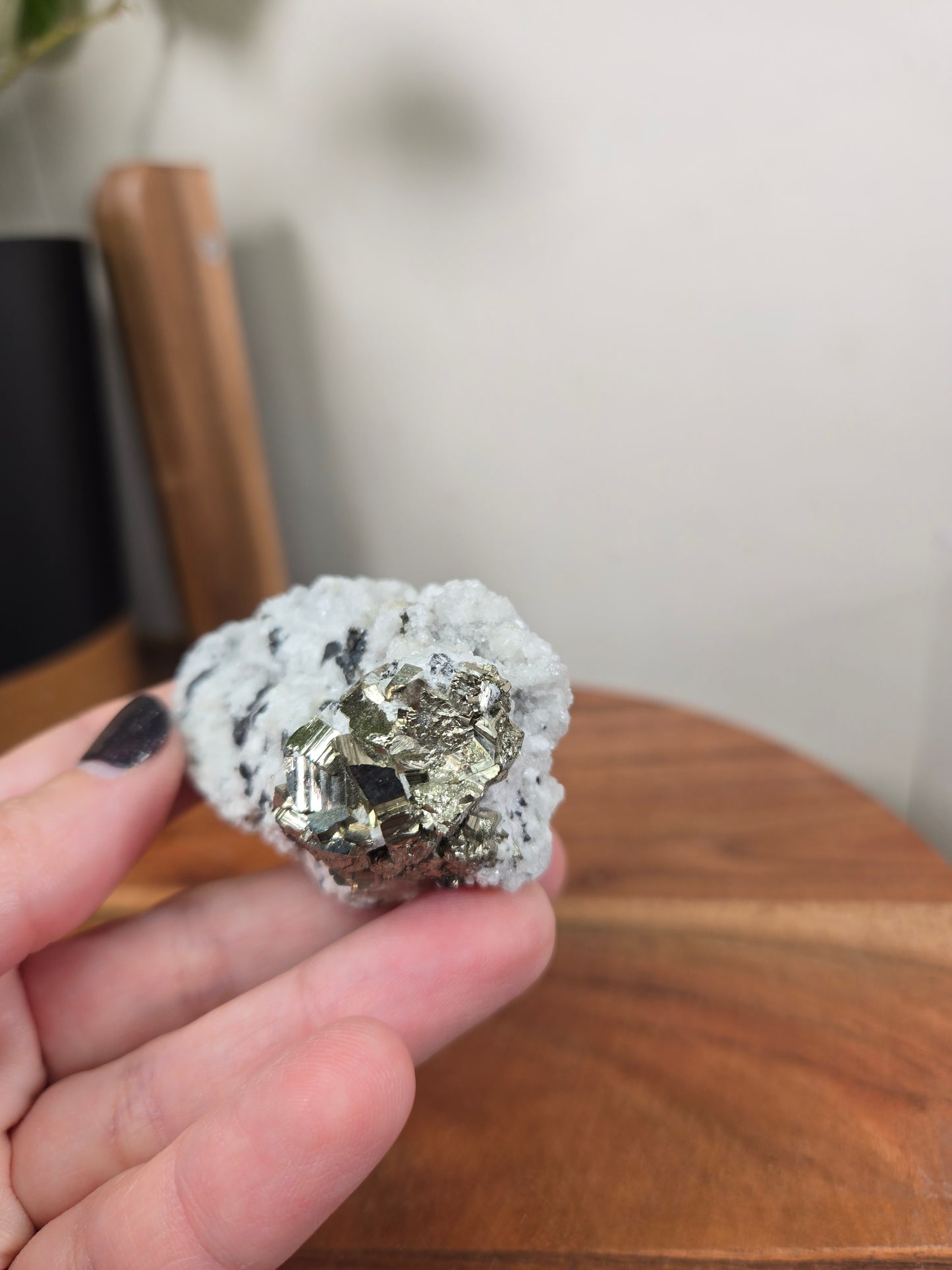 Pyrite on Dolomite