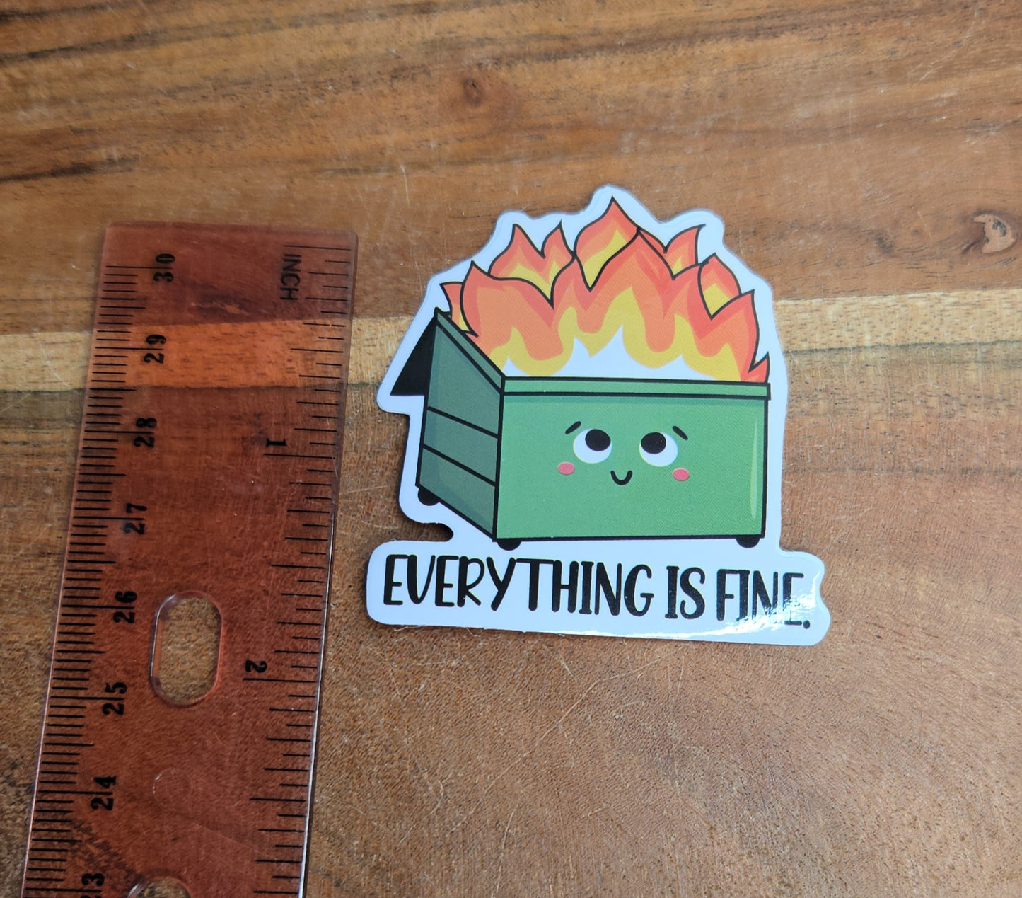 Dumpster Fire Sticker