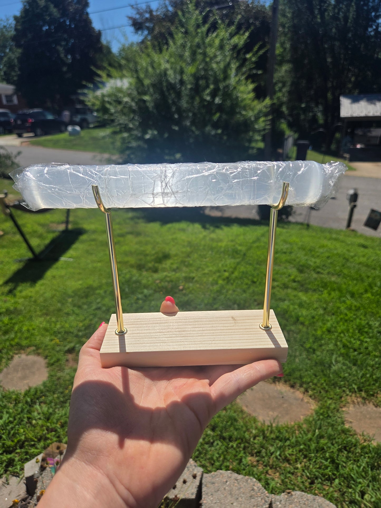 Selenite Braclet Holder