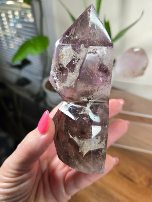 Polished Amethyst Towers