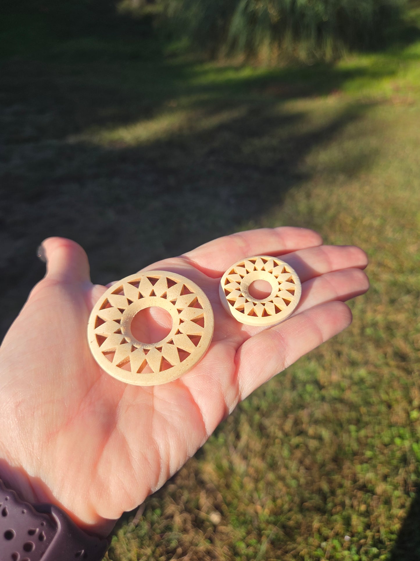 Sphere holder Wood Flat