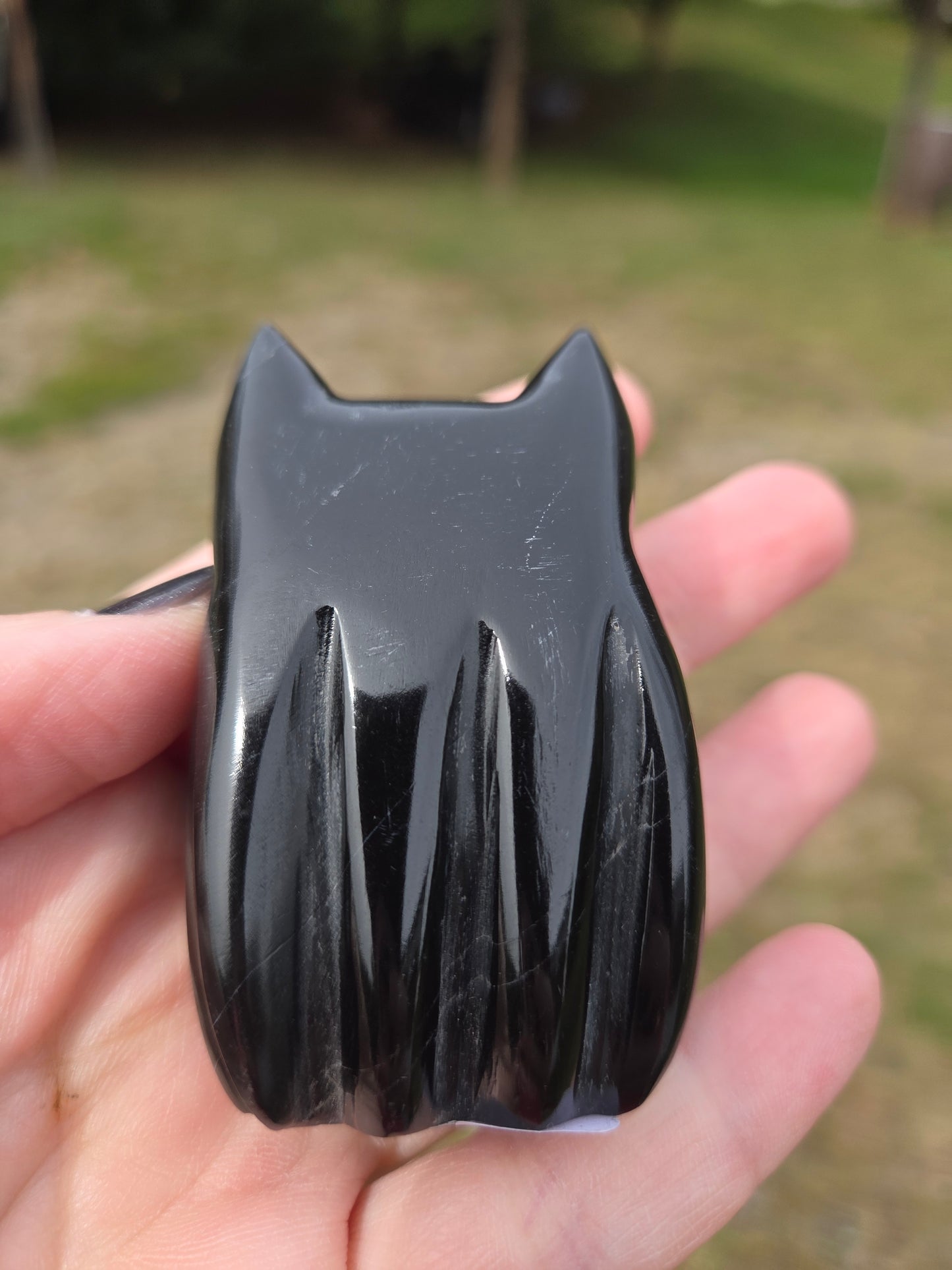 Black Marble Ghost Kitty