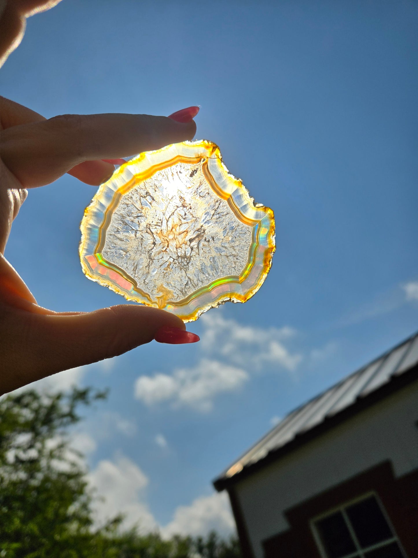 Iris Agate Slabs