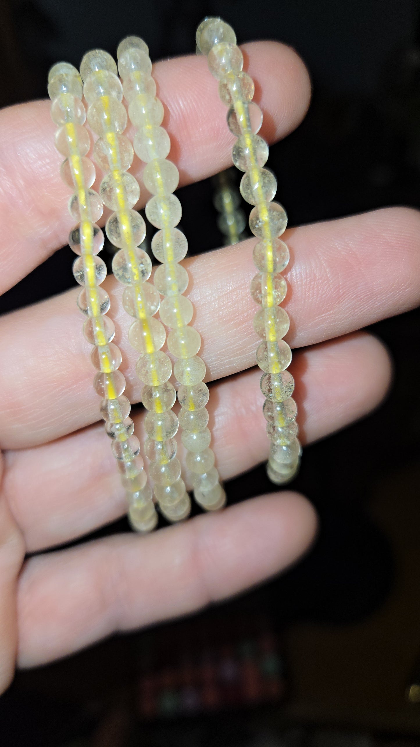 Libyan Desert Glass Braclet 6mm