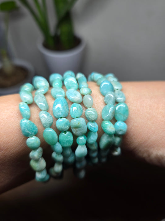 Amazonite Tumble Bracelet