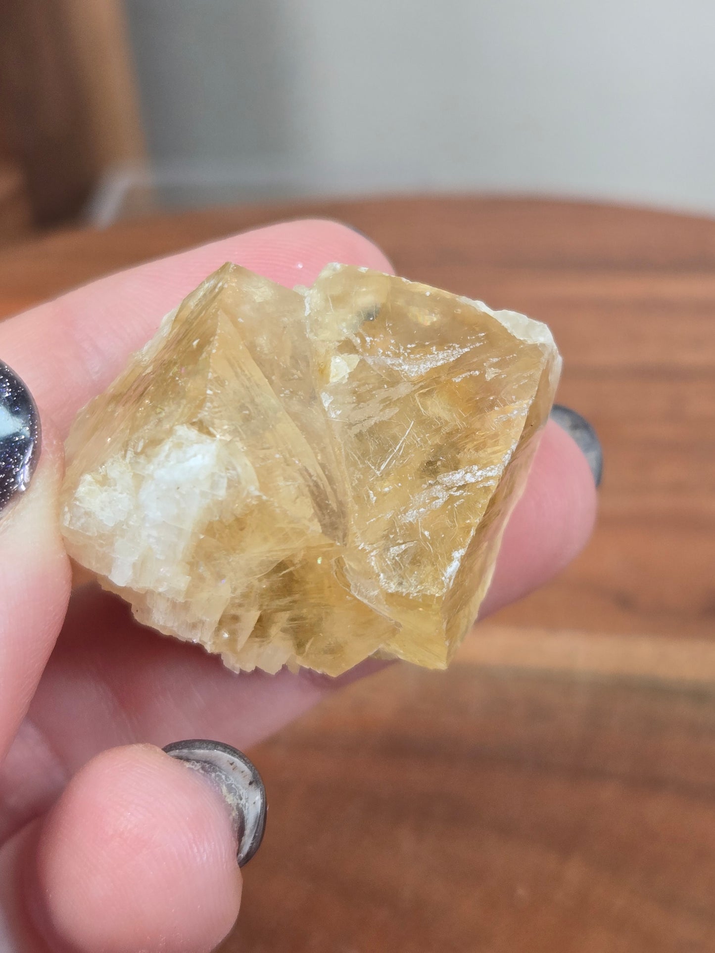 Honey Calcite Cube (India)