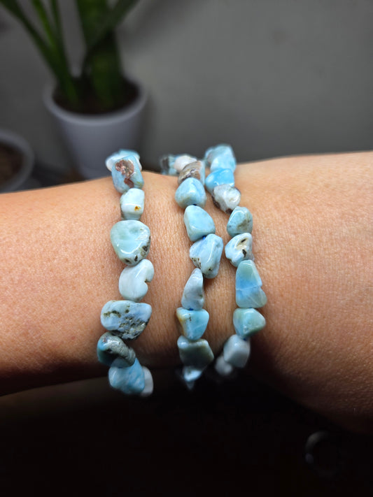 Larimar Tumble Bracelet