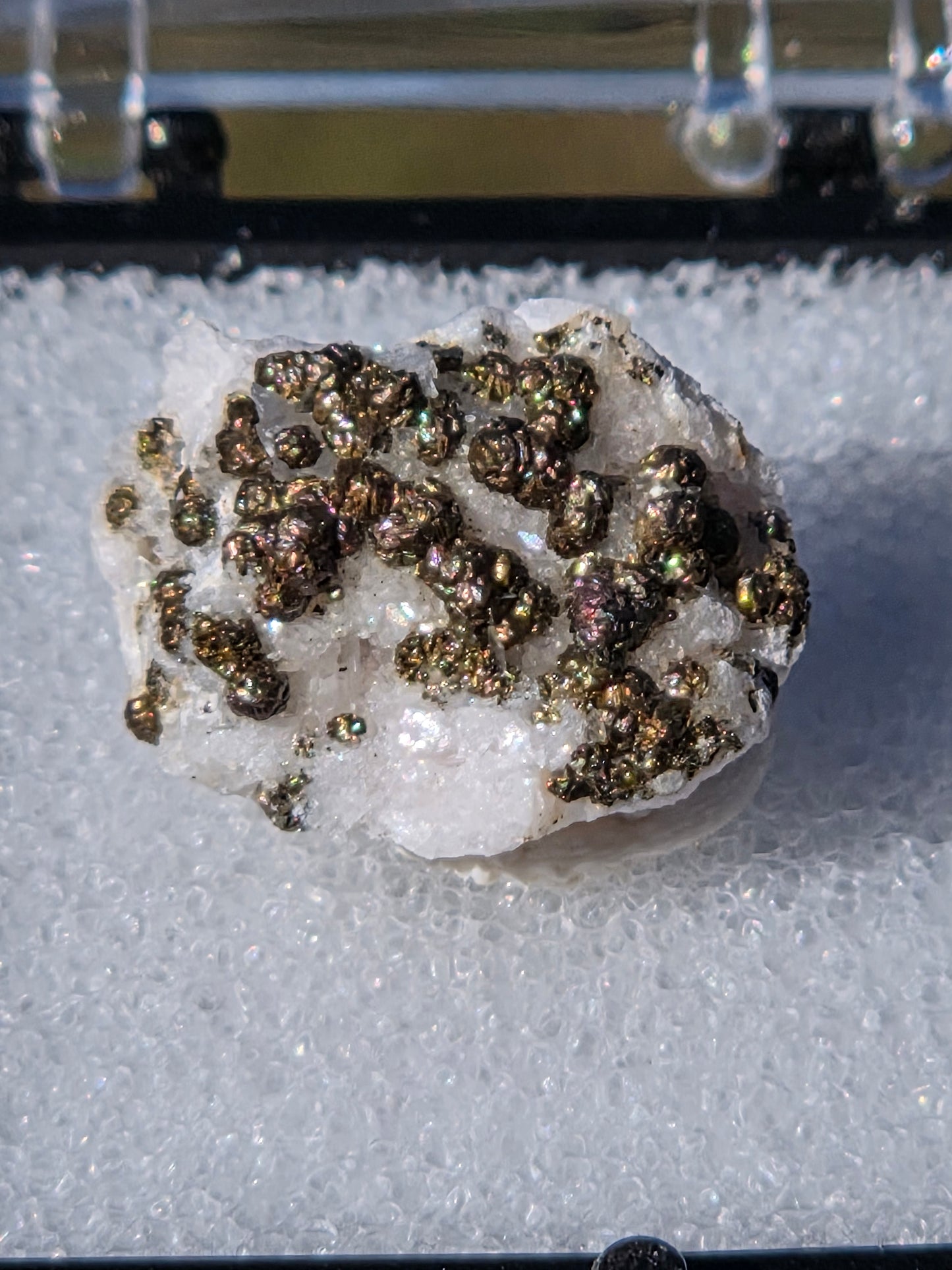 Calcite/ Pyrite from China Perky Box