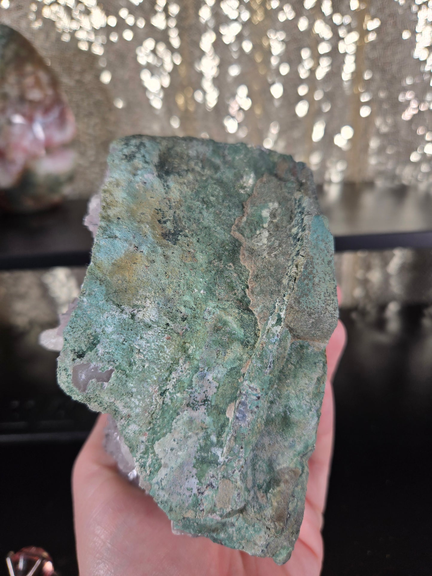 Amethyst Cutbase with Stalactites