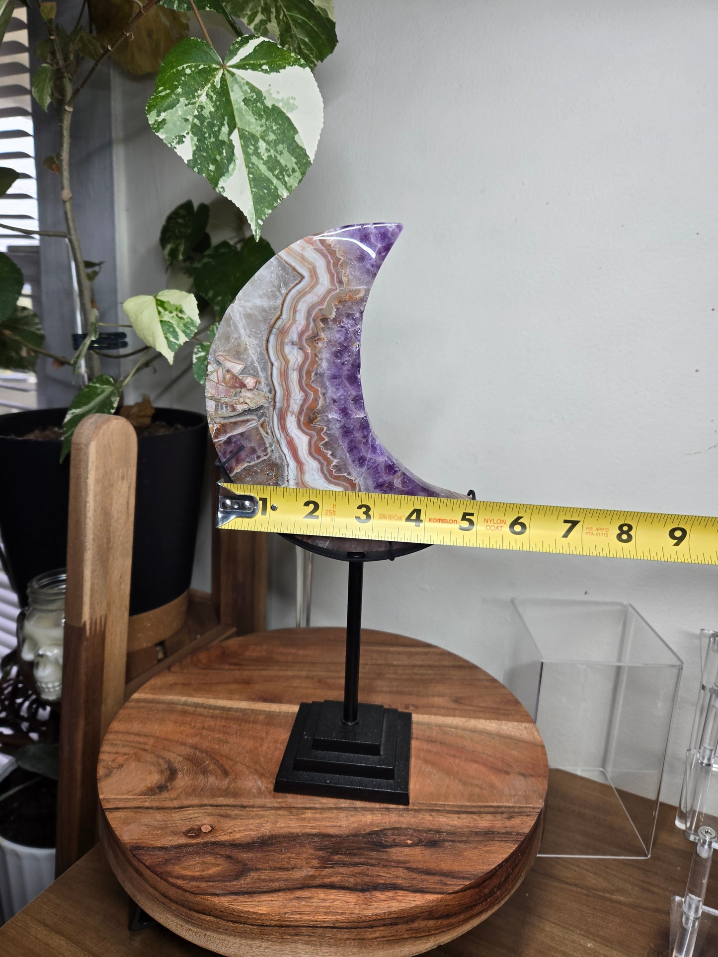 Amethyst and Agate Moon