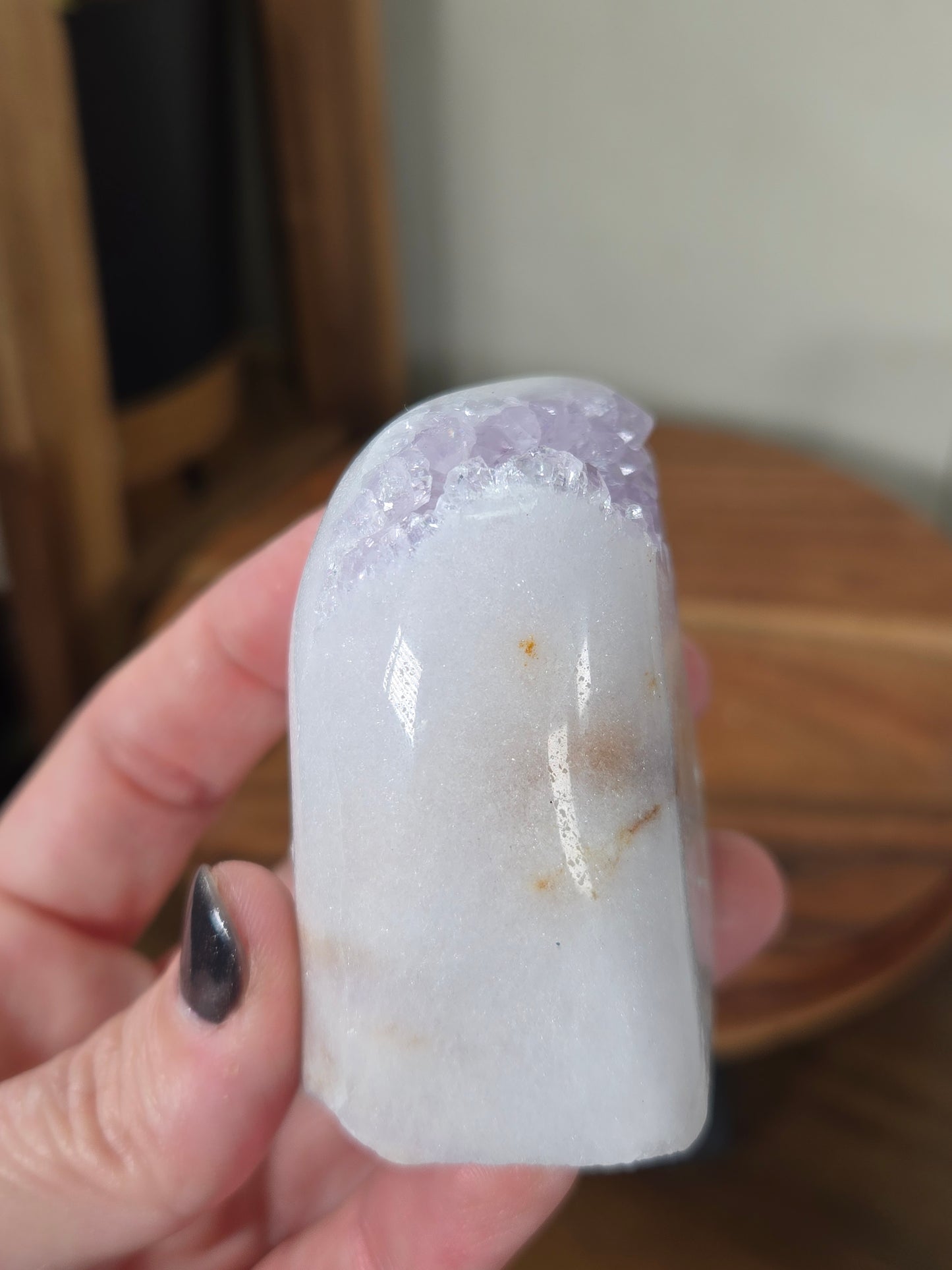 Amethyst Cutbase Polished