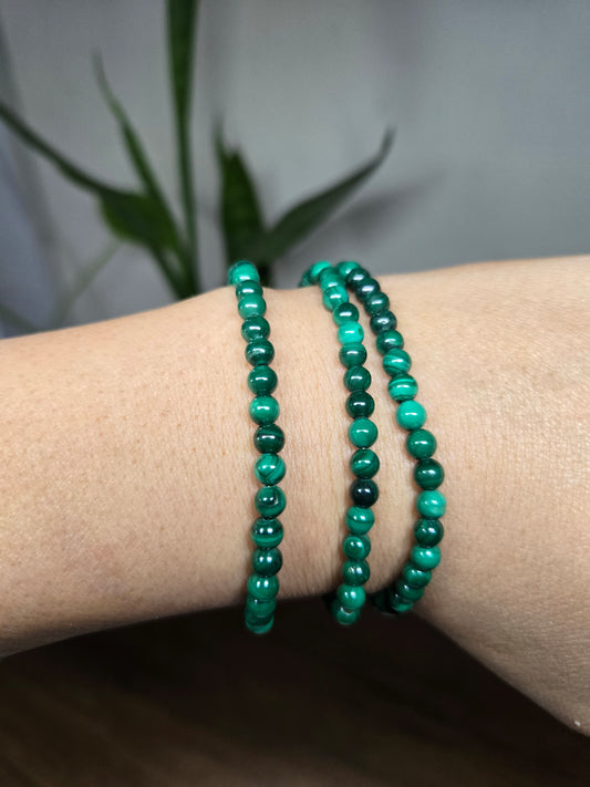Malachite Bracelet 4mm