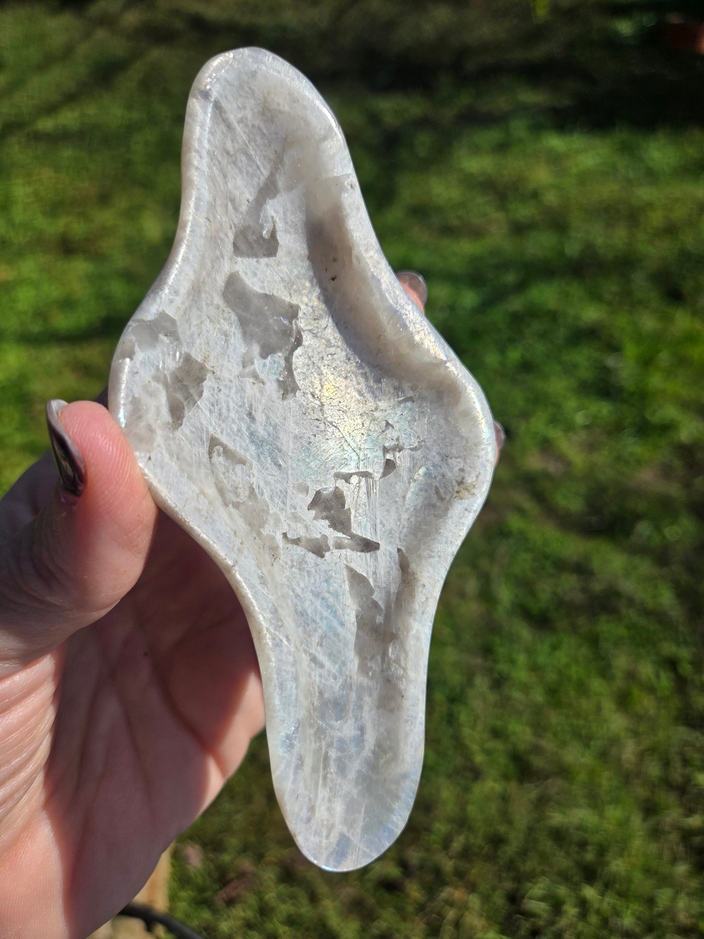 Rainbow Moonstone Bowl