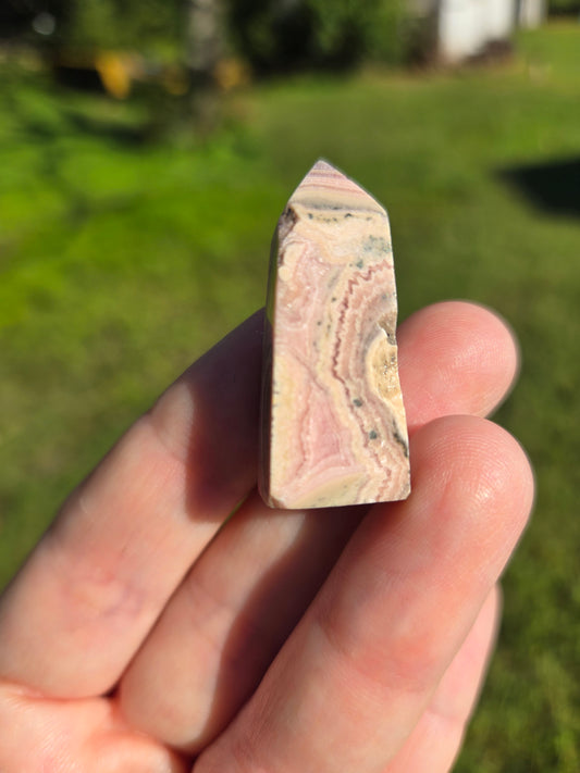 Rhodochrosite Mini Tower