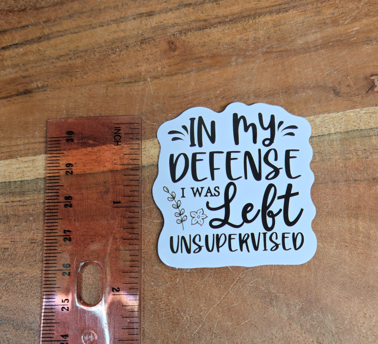 In My Defense Sticker