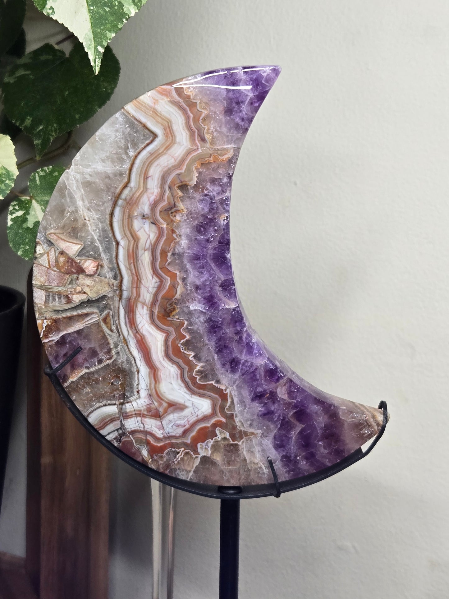 Amethyst and Agate Moon