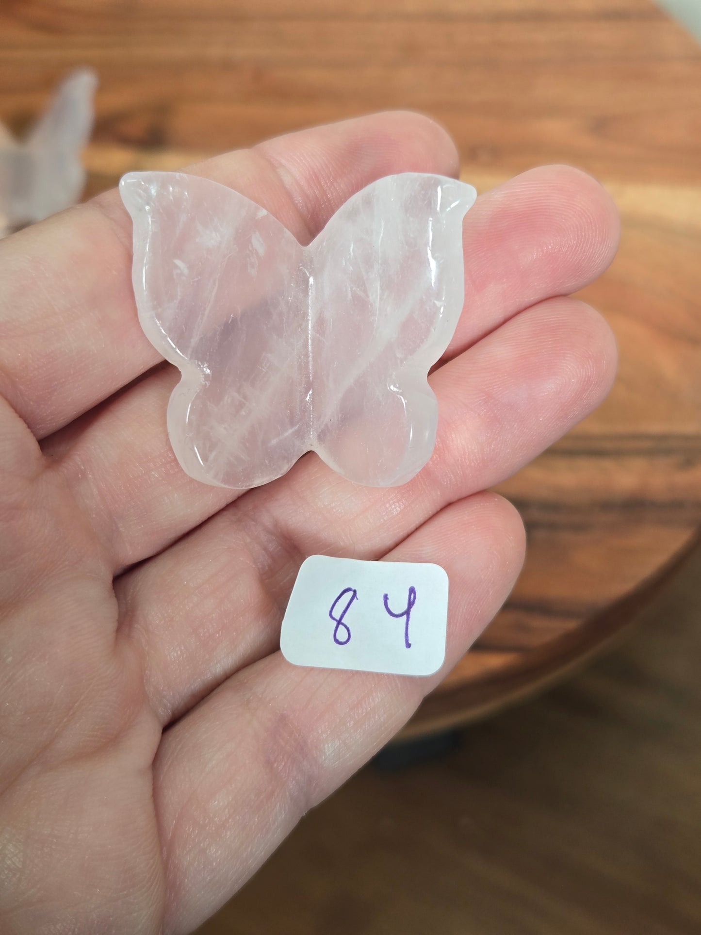 Rose Quartz Mini Butterflies