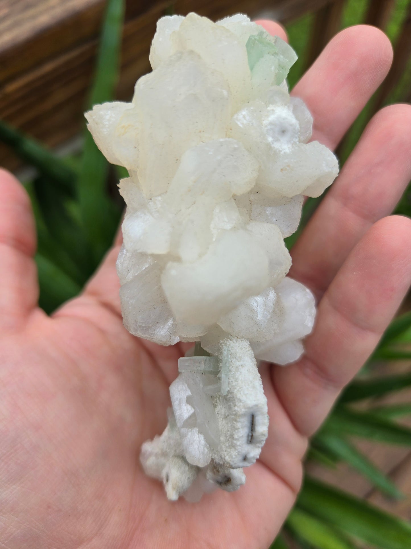 Green Apophyllite with Stilbite