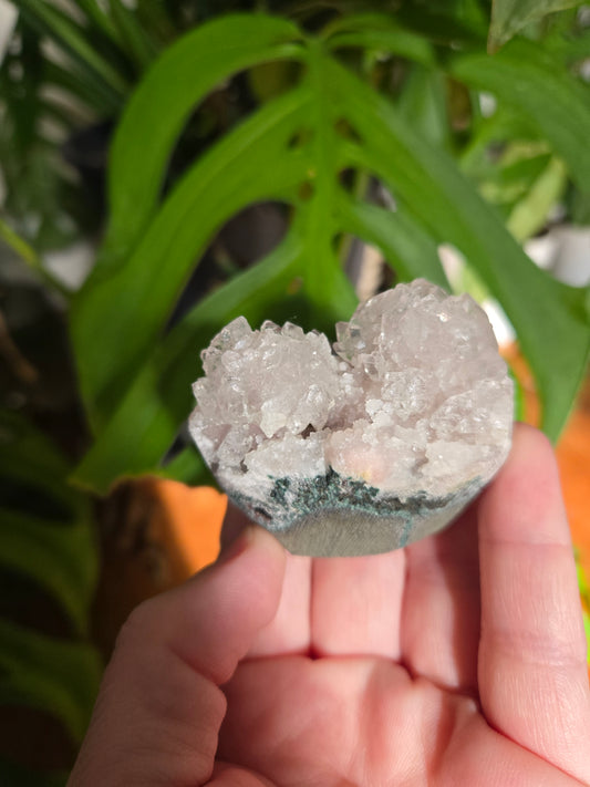 Pink Chalcedony With Apophyllite