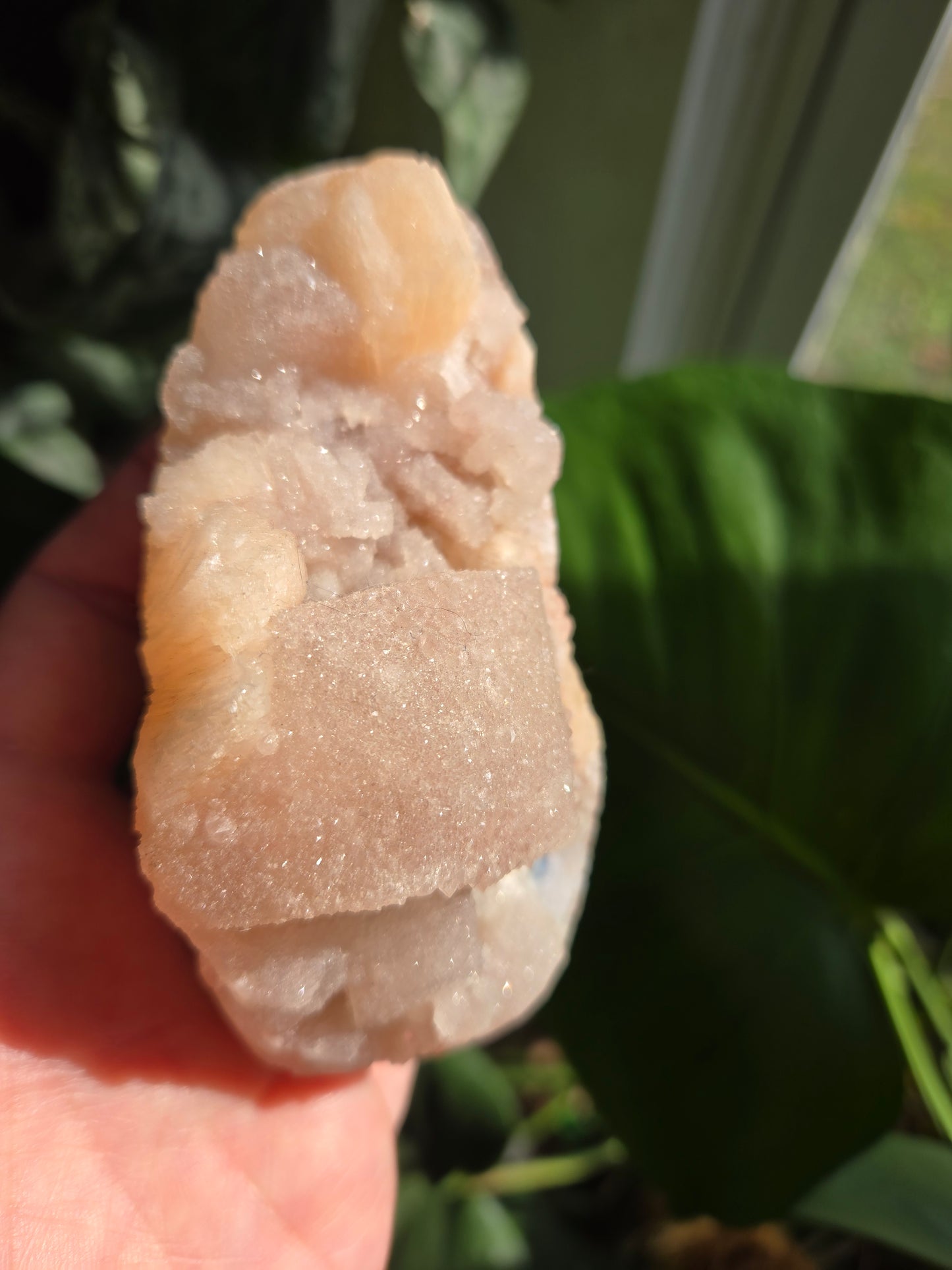 Sugar Coated Hematite Apophyllite