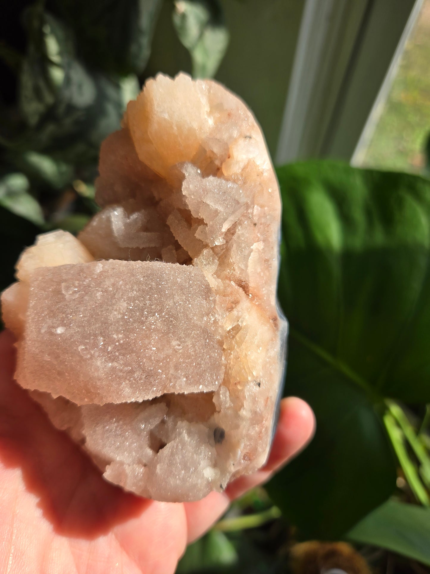 Sugar Coated Hematite Apophyllite