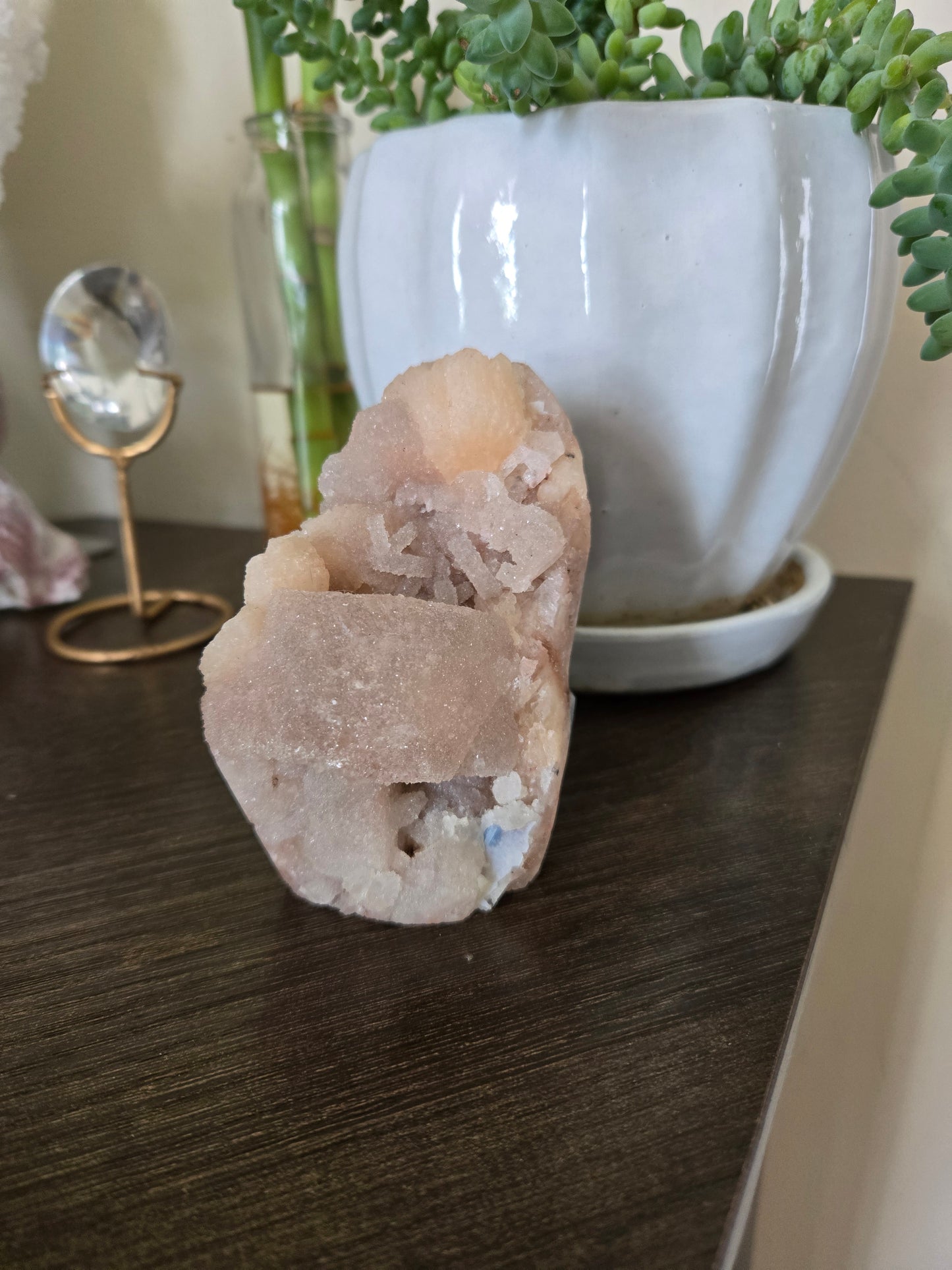 Sugar Coated Hematite Apophyllite