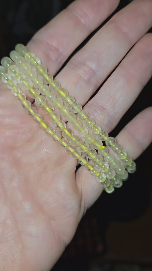 Libyan Desert Glass Braclet 6mm