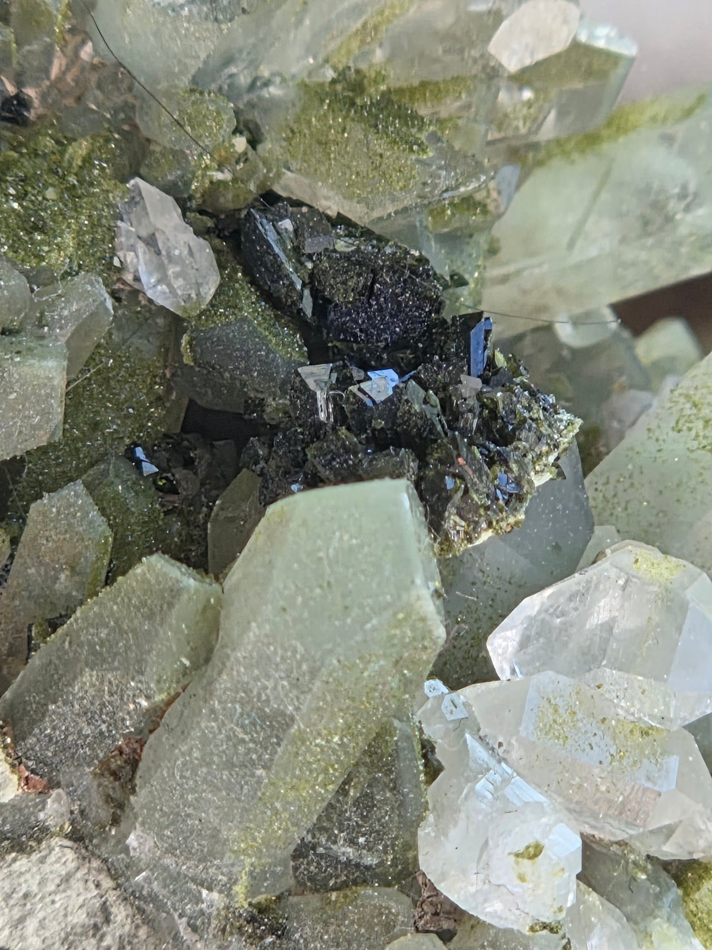 Chlorite Quartz and Epidote Dragon Head