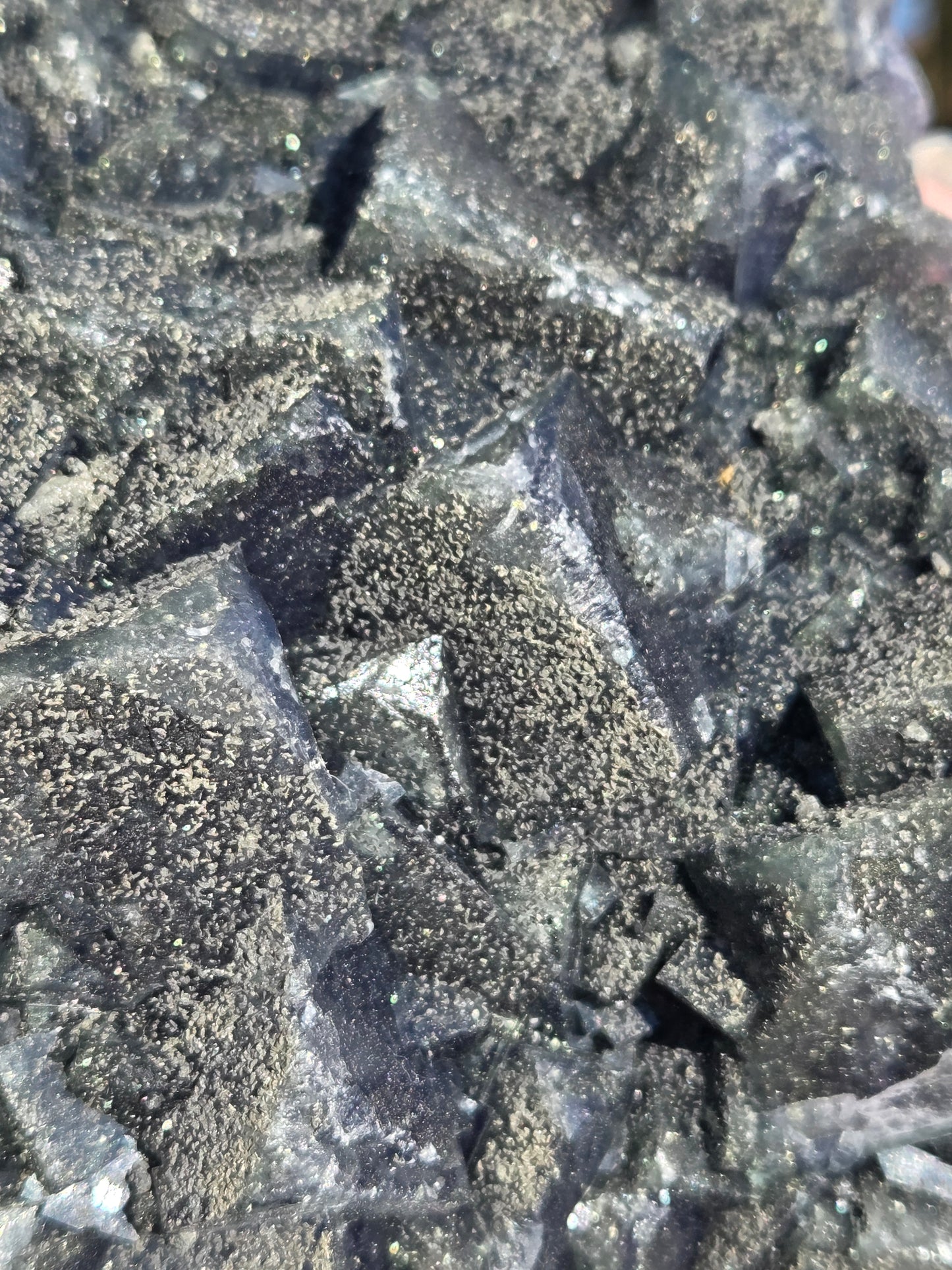 Fluorite with Pyrite From Hunan Province China