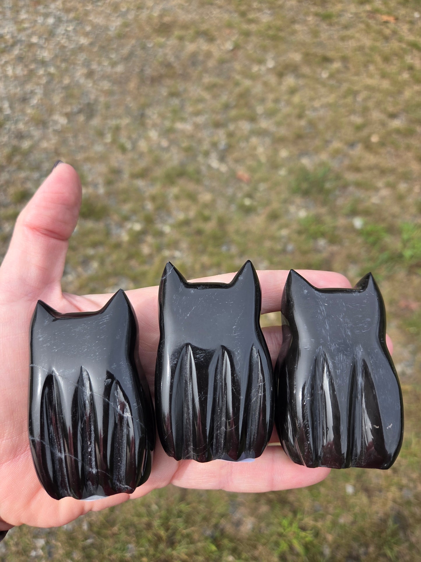 Black Marble Ghost Kitty