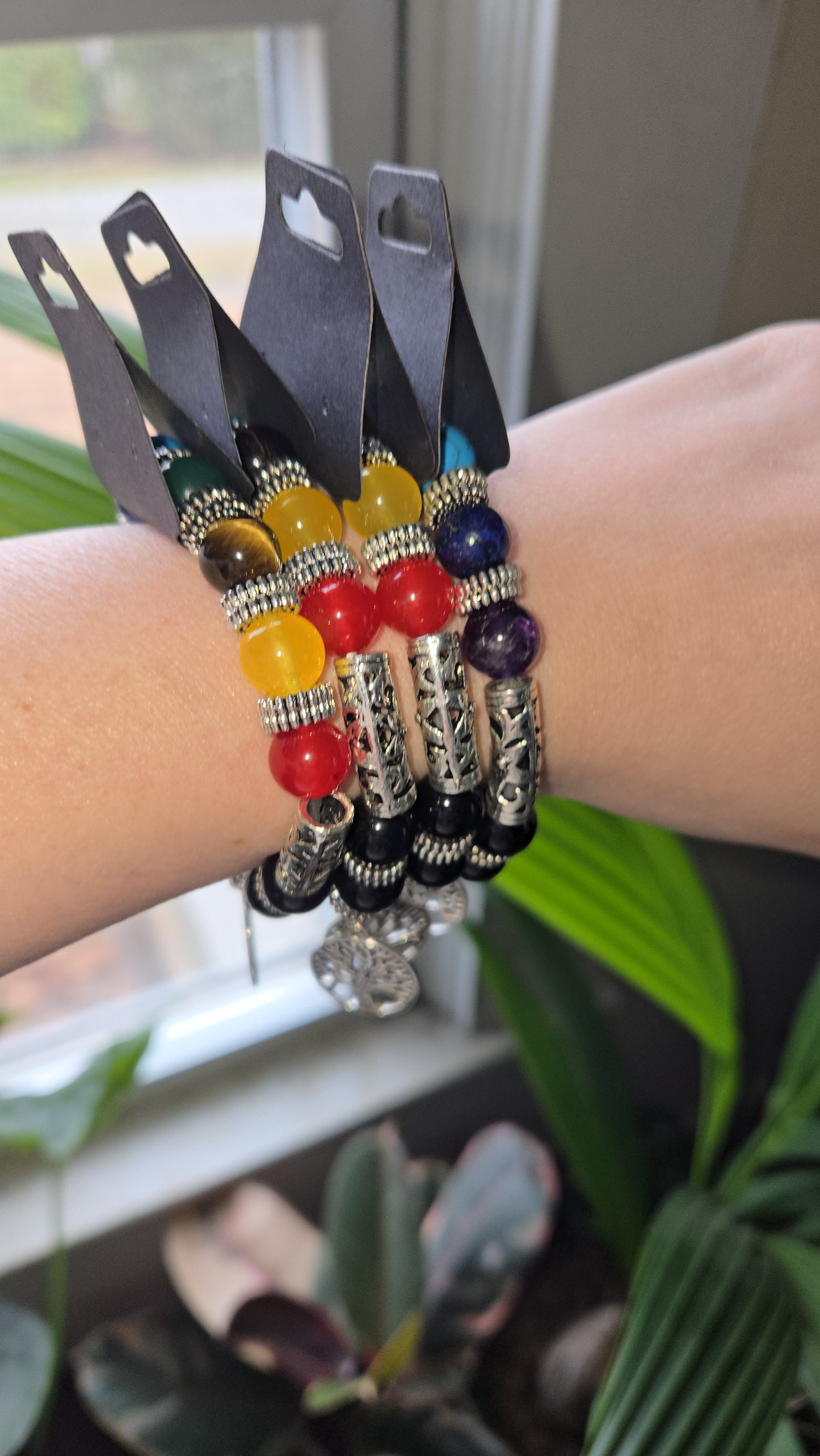 Chakra Tree of Life Braclet 10mm