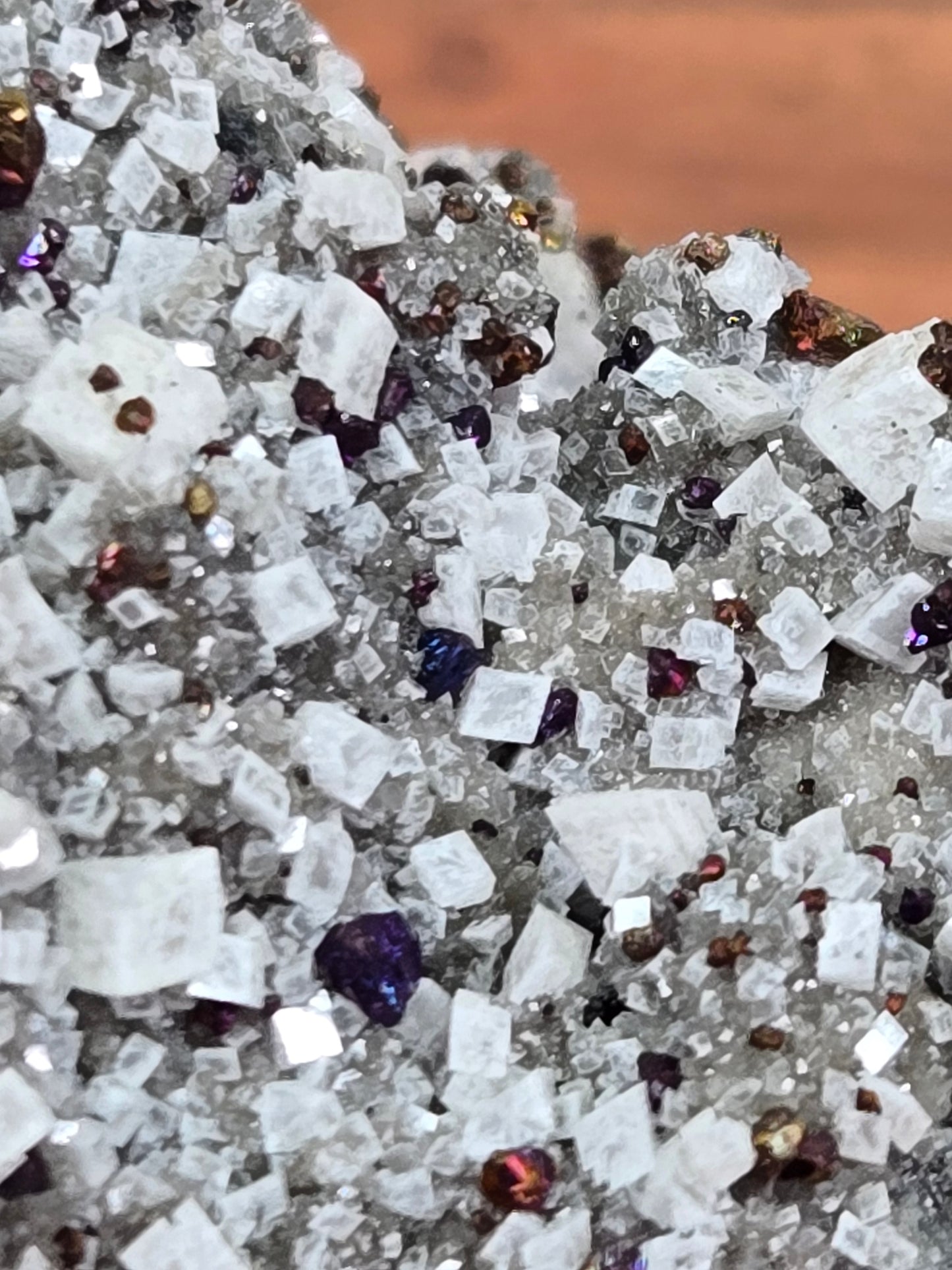 Chalcopyrite on Dolomite from Brushy Creek Mine